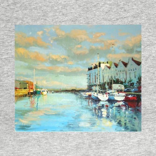 Summer Evening, Galway Harbour by conchubar